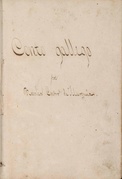 Manuscrito do Conto gallego, por Rosalía Castro de Murguía.[2]