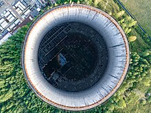 an image of a silo at a facility