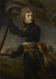 Bonaparte au pont d'Arcole, par Antoine-Jean Gros (ca. 1801), musée du Louvre, Paris.