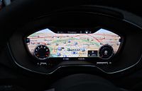 Το Audi virtual cockpit σε Audi TT του 2014