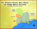 Image 50Map of the Fourche Maline and Marksville cultures (from History of Louisiana)