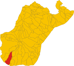 Montebello Jonico – Mappa