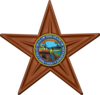 The Minnesota barnstar (alt — with state seal)