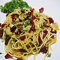 spahetti aglio, olio, e peperoncino