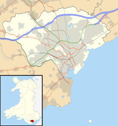 Llanrumney is located in Cardiff