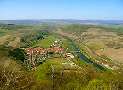 Skyline of Oberhausen an der Nahe