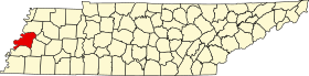 Localisation de Comté de Lauderdale(Lauderdale County)