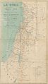 Vital Cuinet's 1896 map of the region of Syria, including the Beirut vilayet.