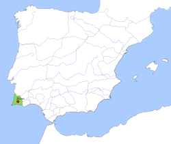 Localització de la taifa de Silves v.1037