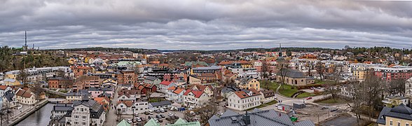 View west from Norrtälje Hamnplan