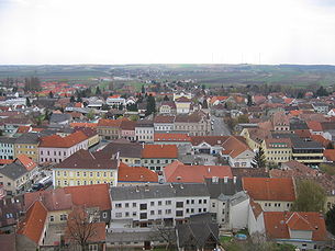 Blick vom Turm der Pfarrkirche