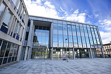 Exterior of the STEM Centre building at the University of Essex Colchester campus