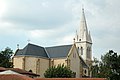 Église Saint-Vincent d'Ustaritz décor intérieur, tribune