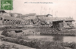 Usine de la société des ocres de France à Apt.