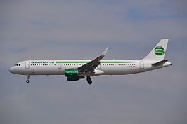 Een Airbus A321 van Germania