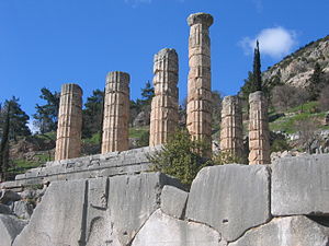 Colonne del tempio di Apollo