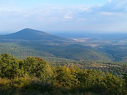 A Havas-csúcs a Mátrában (599m)