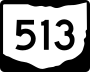 State Route 513 marker