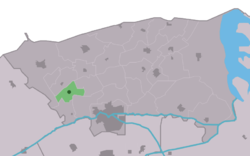 Ligging van Foudgum in Friesland