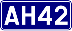 Asian Highway 42 shield