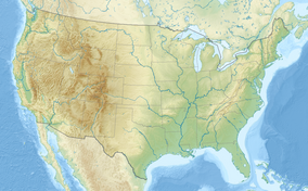 Map showing the location of Moores Creek National Battlefield