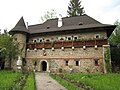 Inside Moldovița Monastery