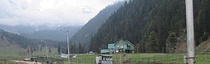 Betaab Valley, panoramic view.