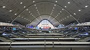 Atrium of Wuhan Railway Station February 2024