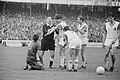 Finale de la coupe de Suisse de 1967. Alors que le score est de 1-1, le FC Bâle obtient un penalty à la 89e minute. Les Lausannois protestent. Ils refusent de jouer la fin du match et restent assis sur le terrain. Ils perdent donc 3-0 par forfait, fait unique en finale de coupe.