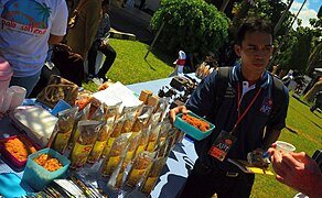 Beef floss for sale in Sulawesi, Indonesia