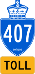 407 ETR / Highway 407 marker