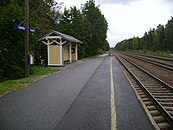 Lappvik järnvägsstation.