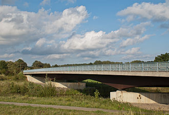 Bundesstraße 57 bei Linnich (Rurbrücke)