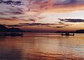 Evening on the Brahmaputra River, India