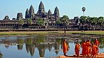 Angkor Wat i Kambodja, världens största religiösa byggnad.