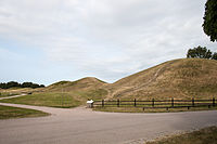 Gravhøje ved Gamle Uppsala.