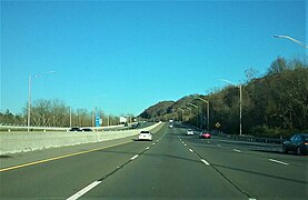 I-640 north of Downtown Knoxville