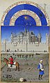 Très Riches Heures du duc de Berry: Oktober