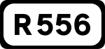 R556 road shield}}