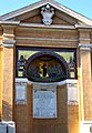 Apse depicting mosaics from the Triclinium of Pope Leo III in the ancient Lateran Palace.