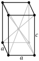 Tetragonal, centrada no corpo