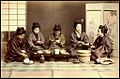 Comida en Japón, fotografía de Kusakabe Kimbei.