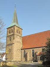 Wulfen, St. Mattheüskerk met Mariafontein