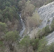 Le ravin et le torrent des Moulettes en amont de Chanteloube (Hautes-Alpes)