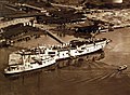 Chicago as barracks ship USS Alton (IX-5) at Pearl Harbor, 1926