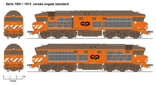 title= Esquema da versão com engate standard