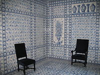 Château de Groussay, Montfort-l'Amaury near Paris, Tartar tent with 10,000 tiles, 1960