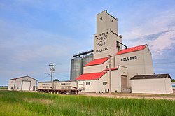 Grain elevator at Holland