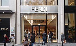 Winkel van Fendi in Düsseldorf