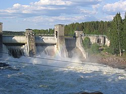 The dam o Imatra